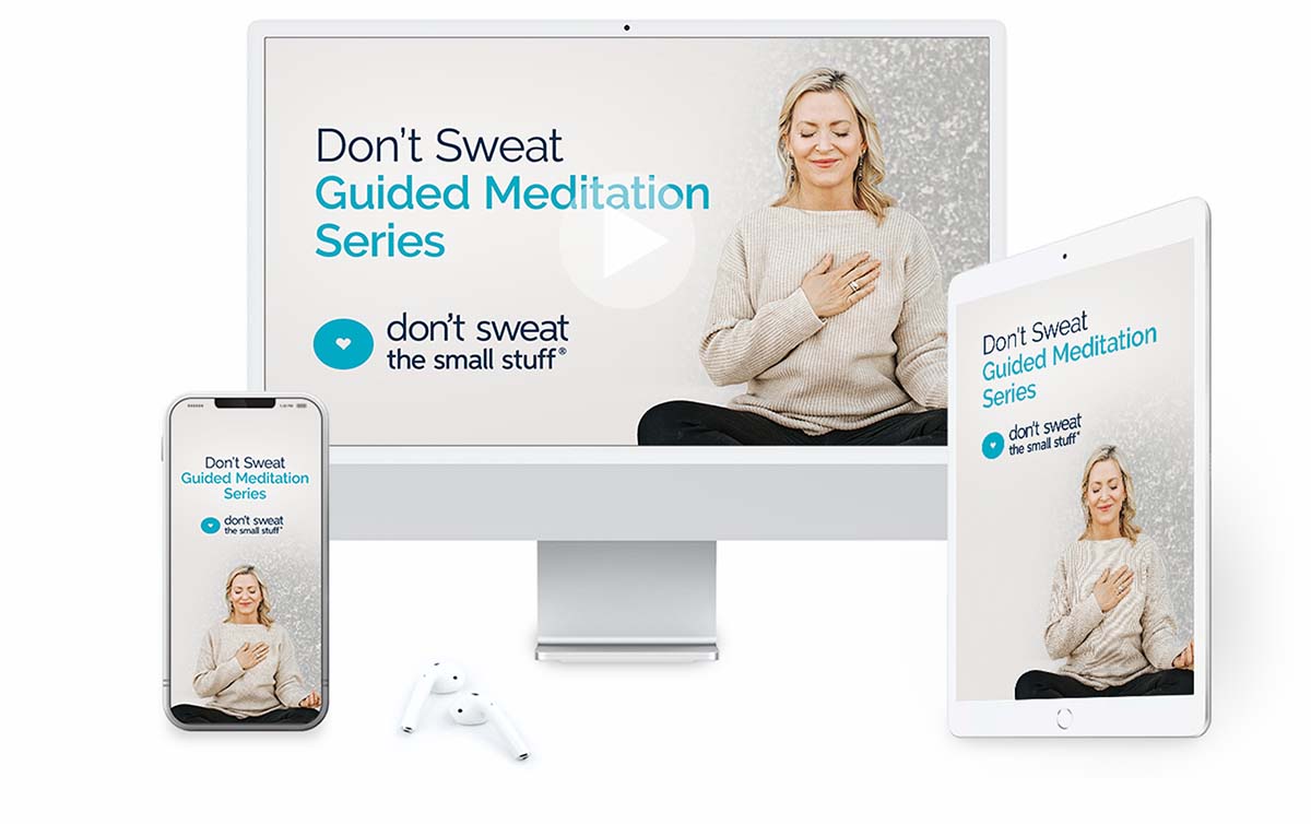 Don't Sweat Guided Meditation Series Digital Course Combo Image